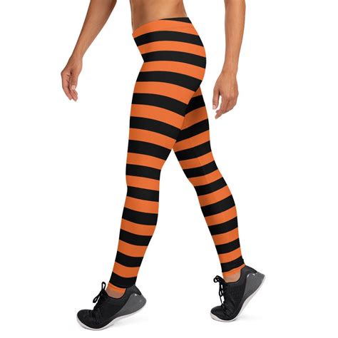 Stripy witch leggings